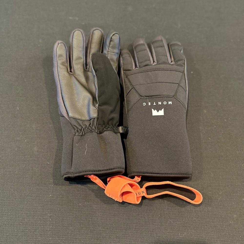 Black and Orange Women's Gloves